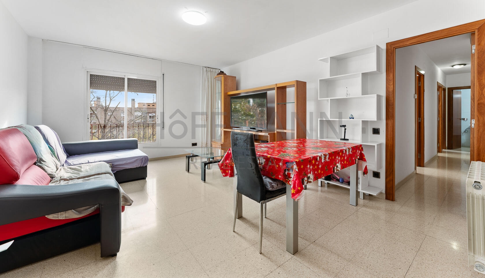 Piso luminoso de 3 habitaciones en Terrassa