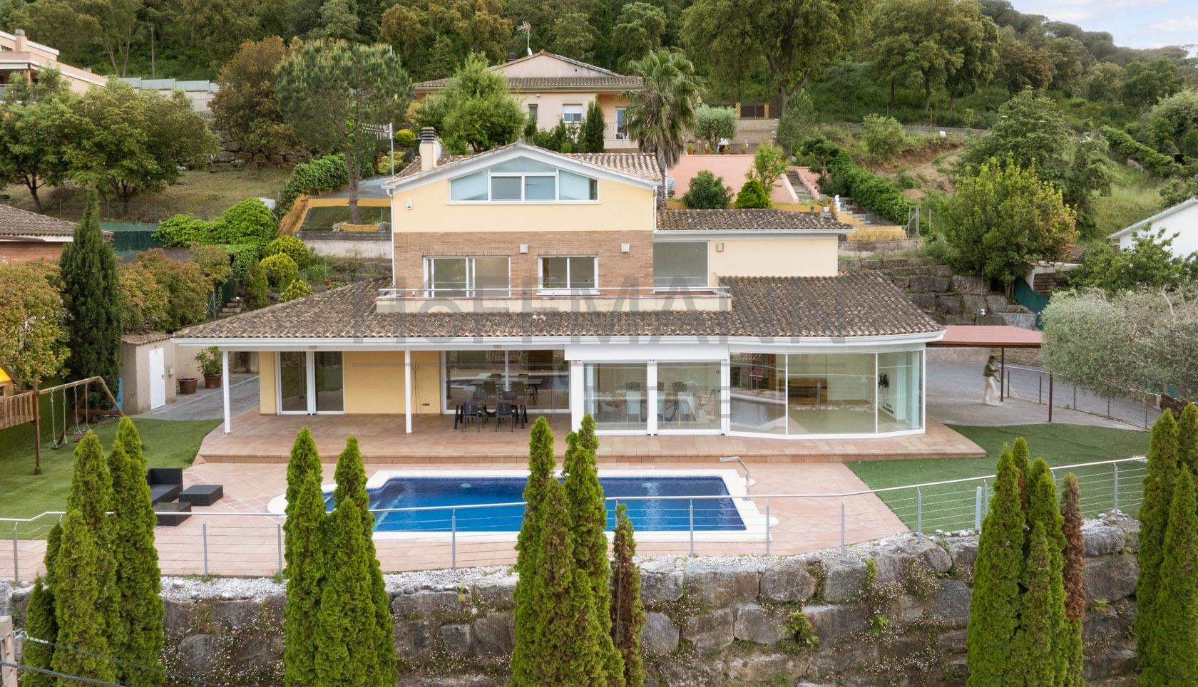 Exclusive home with idyllic landscape views